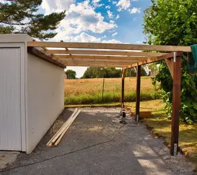 pose de carport Locquirec-3